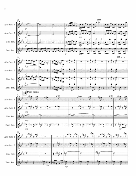 Cakewalk By Claude Debussy Arranged For Saxophone Quartet With Score Parts Mp3 Page 2