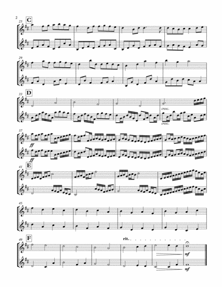 Canon In D Violin Duet Page 2
