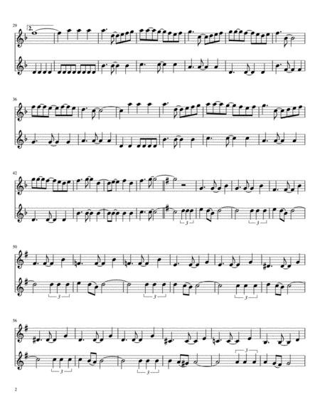 Cant Take My Eyes Off Of You Violin Duet Page 2