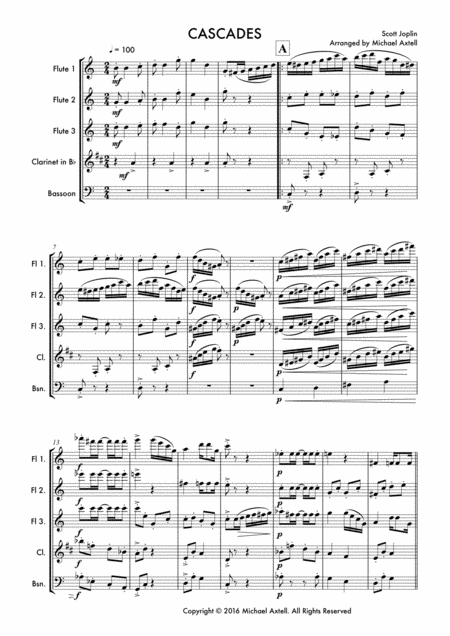 Cascades By Scott Joplin Page 2