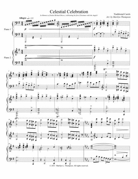 Celestial Celebration Duo Piano Page 2
