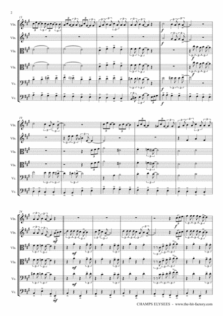 Champs Elysees Zaz String Quintet Page 2