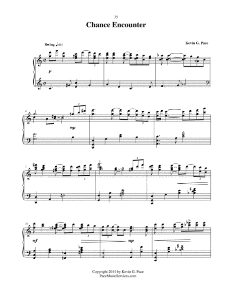 Chance Encounter Advanced Piano Solo Page 2