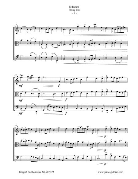 Charpentier Te Deum Prelude For String Trio Page 2