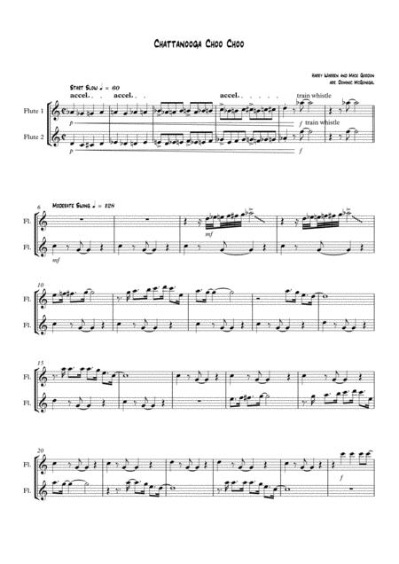 Chattanooga Choo Choo Flute Duet Page 2