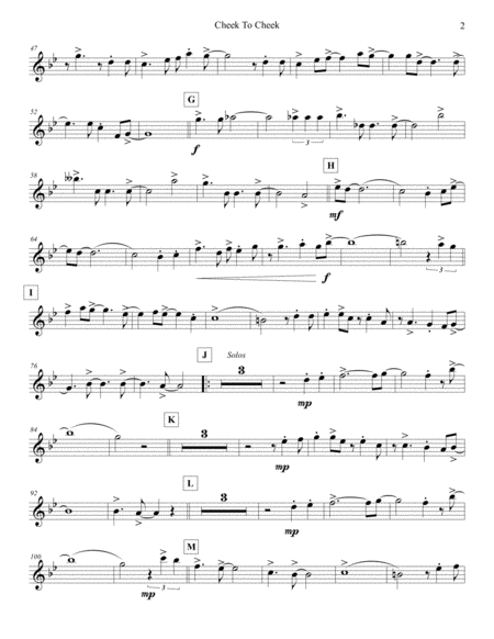 Cheek To Cheek Flute 2 Page 2