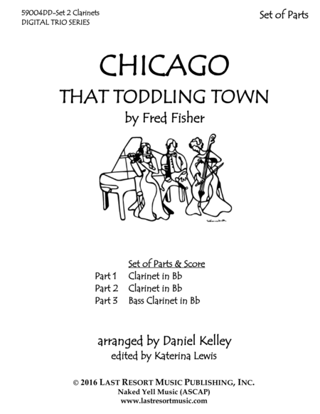 Chicago That Toddling Town For Clarinet Trio Page 2