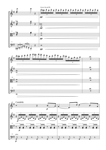 Choir Of The Jewish Slaves For String Quartet Page 2