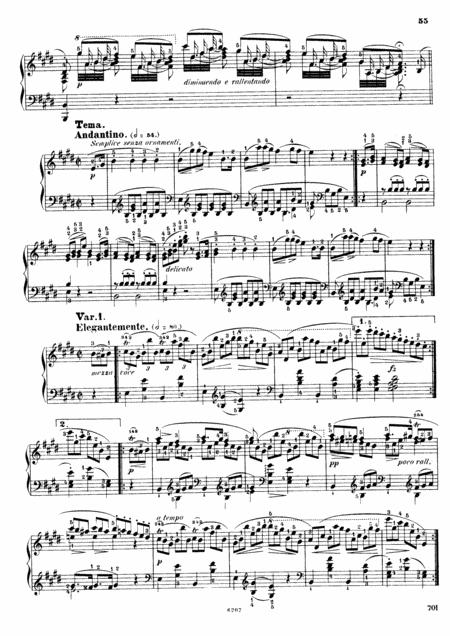 Chopin Variations In E Major On The Air B14 Complete Version Page 2