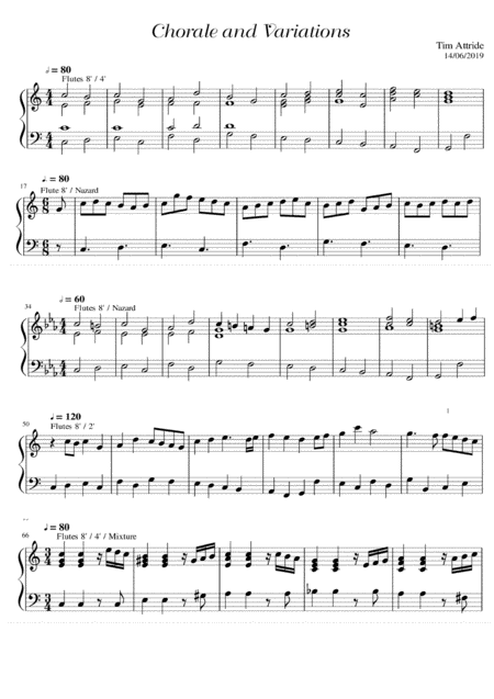 Chorale And Variations Page 2