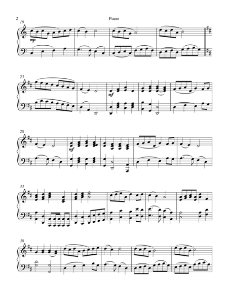 Christ The Lord Is Risen Today Piano Part Only Page 2