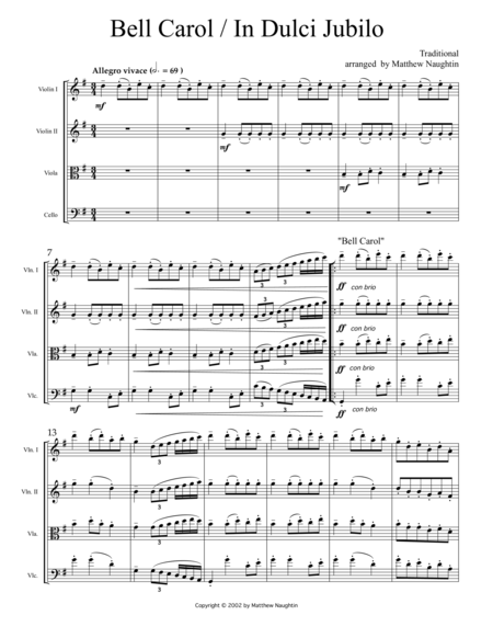 Christmas Album For String Quartet Scores Page 2