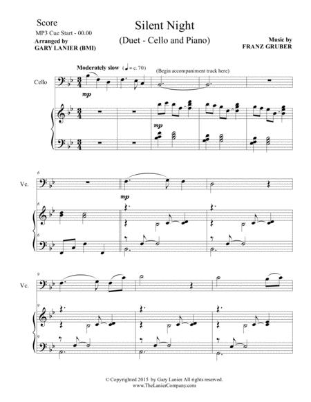 Christmas Cello 6 Christmas Songs For Cello Piano With Score Parts Page 2