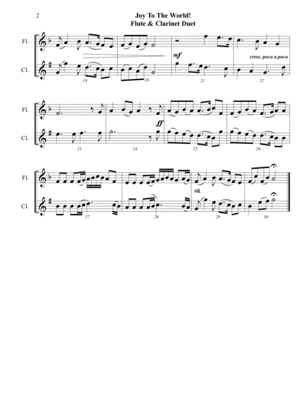 Christmas Duet Collection For Flute Clarinet Page 2