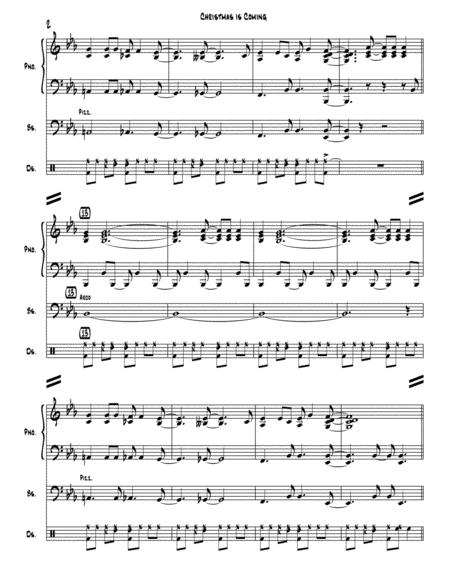 Christmas Is Coming Vince Guaraldi Trio Full Score Set Of Parts Page 2