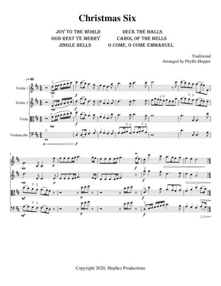 Christmas Six String Quartet Page 2