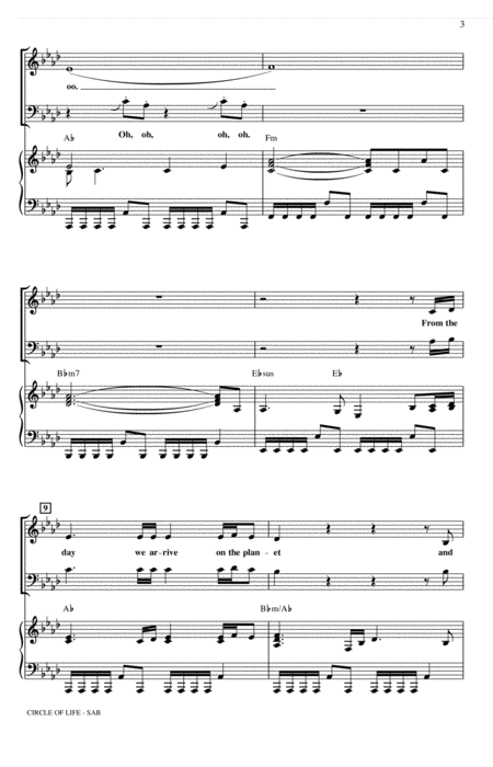 Circle Of Life From The Lion King Arr Keith Christopher Page 2