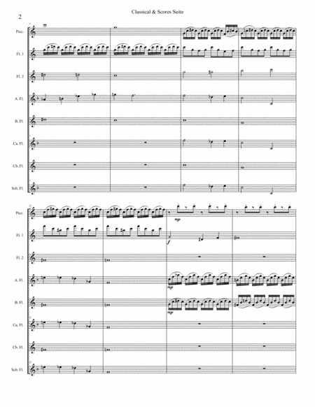Classical Scores Suite Flute Choir Page 2