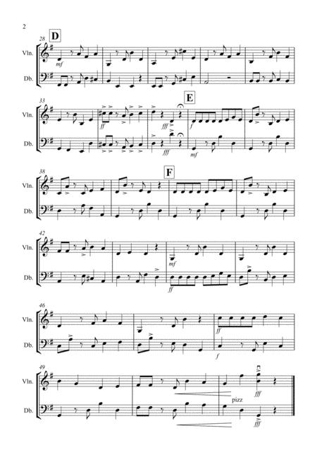 Coffee Cup Calypso For Violin And Double Bass Page 2