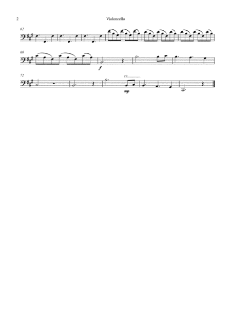 Coldplay Clocks Duo Violin Cello Page 2