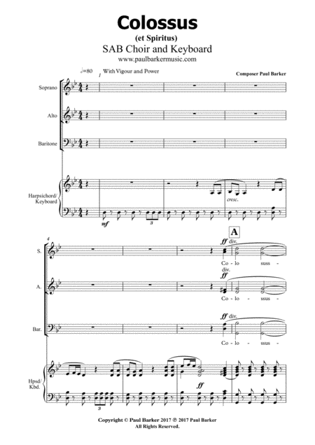 Colossus Sab Choir And Keyboard Version Page 2