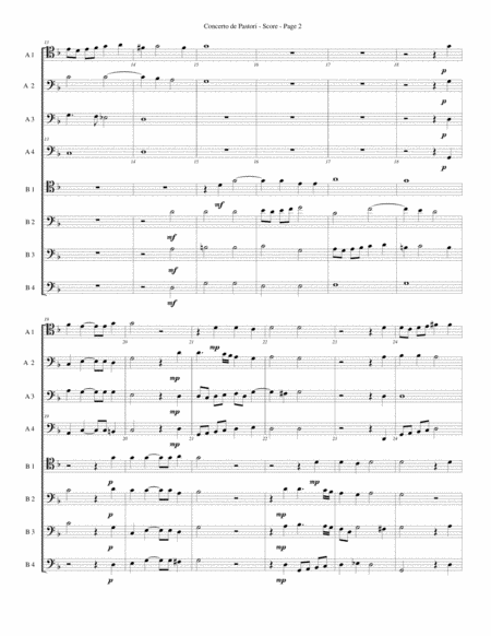 Concerto De Pastori For Trombone Or Low Brass Octet Page 2