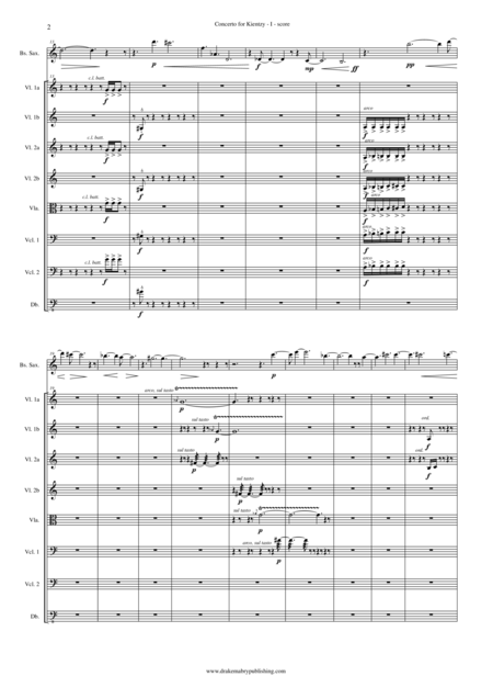 Concerto For Kientzy Score Page 2