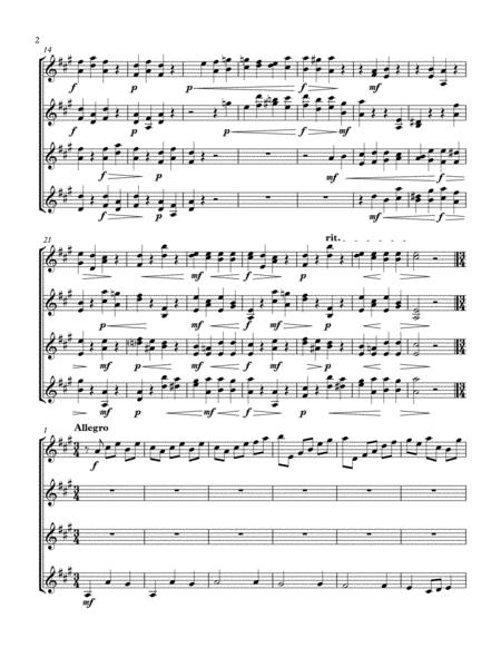 Concerto No 4 In A Major For Four Guitars Unaccompanied Twv40 204 Page 2