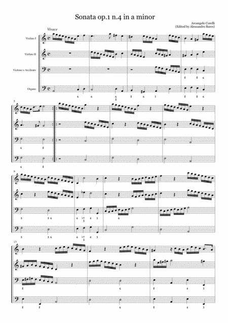 Corelli Sonata Op 1 N 4 In A Minor Page 2