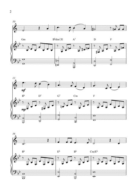 Crossing The Bar Bb Trumpet Solo And Piano Accompaniment Page 2