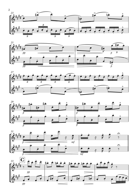 Dance Of The Sugar Plum Fairy Alto Tenor Saxophone Duet Page 2