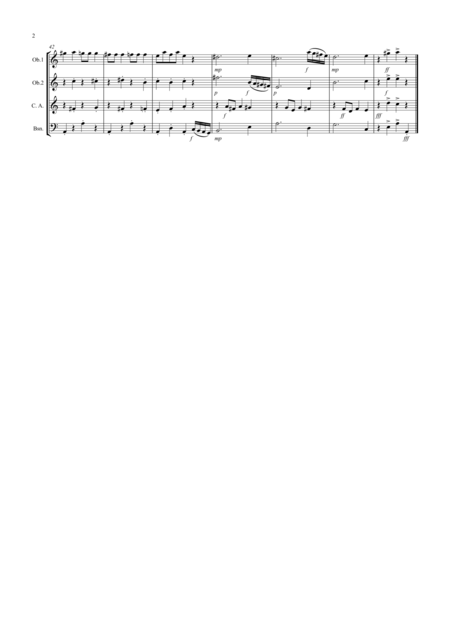 Dance Of The Sugar Plum Fairy Fantasia From Nutcracker For Double Reed Quartet Page 2