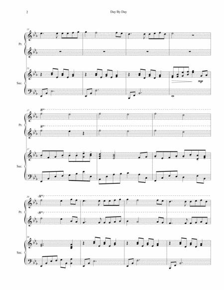 Day By Day Piano Duet Page 2