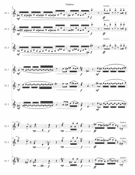 Delphine For Clarinet Trio Page 2