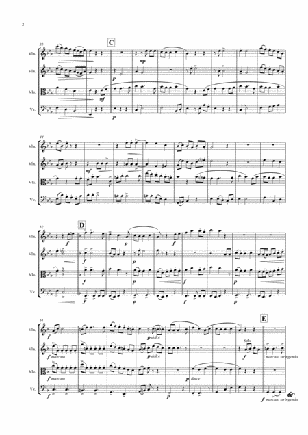 Der Mai Ist Gekommen German Folk Song String Quartet Page 2