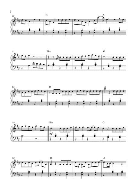 Despacito For Easy Piano With Chords Page 2