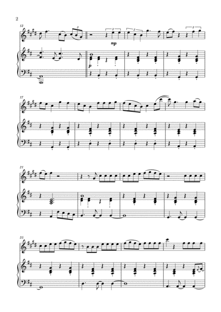 Despacito For Trumpet And Piano Page 2