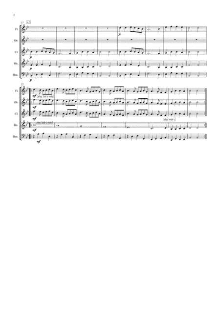 Ding Dong Merrily On High Christmas Carol Wind Quintet Page 2