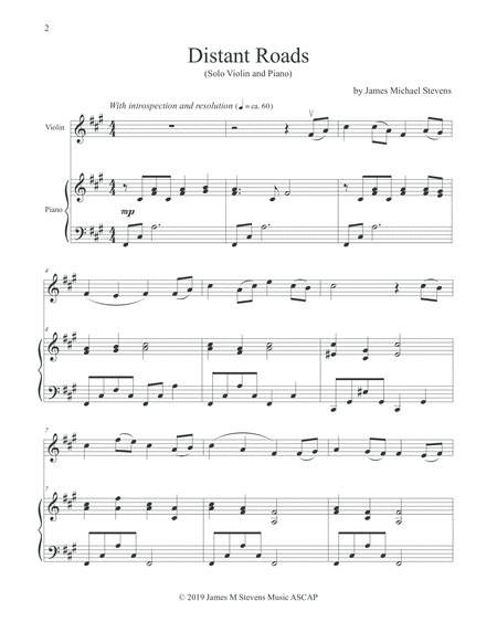 Distant Roads Violin Piano Page 2