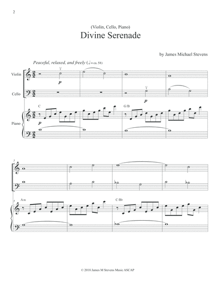 Divine Serenade Violin Cello Piano Page 2