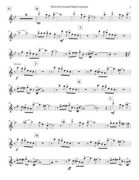 Dont Get Around Much Anymore Flute 2 Page 2