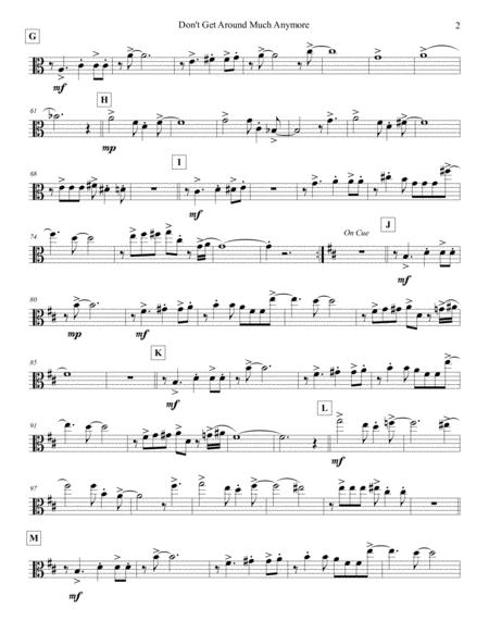 Dont Get Around Much Anymore Strings Viola 1 Page 2