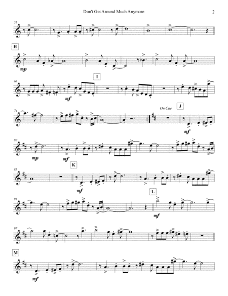 Dont Get Around Much Anymore Violin 3 Page 2