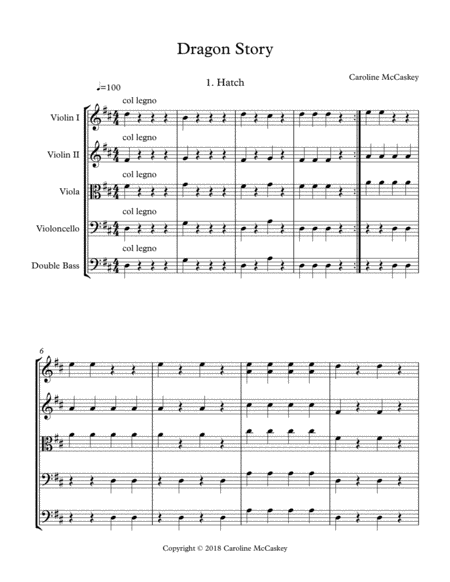 Dragon Story For Beginning String Orchestra Page 2