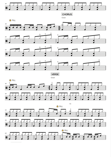 Drums Sheet Music Bloc Party Banquet Page 2