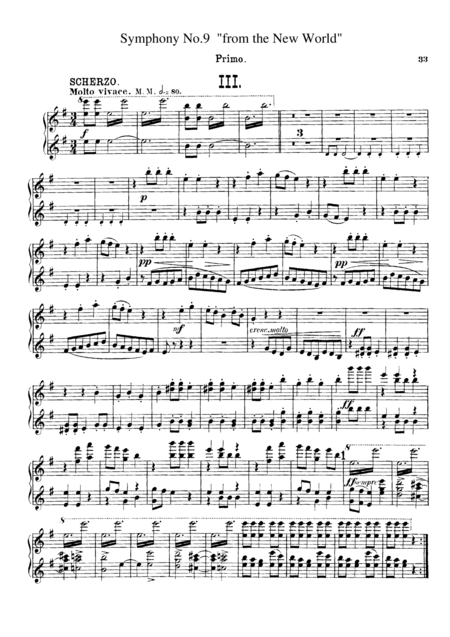 Dvorak Symphony No 9 Iii Iv For Piano Duet 1 Piano 4 Hands Pd806 Page 2
