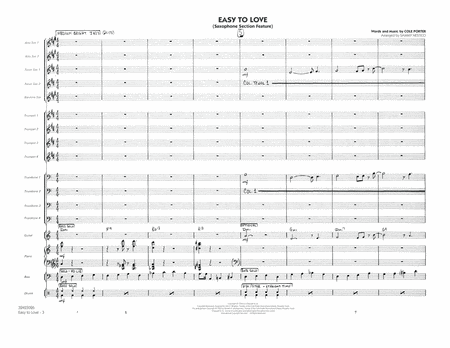 Easy To Love Arr Sammy Nestico Full Score Page 2