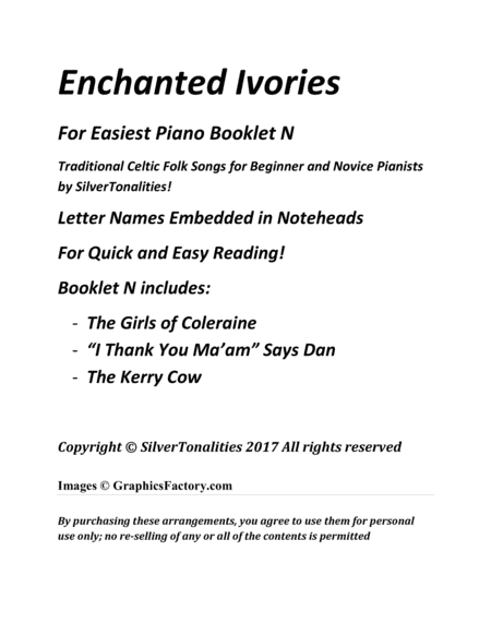 Enchanted Ivories For Easiest Piano Booklet N Page 2