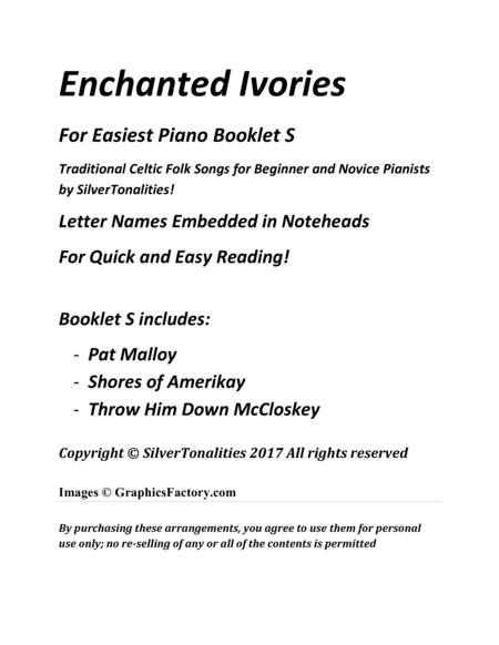 Enchanted Ivories For Easiest Piano Booklet S Page 2