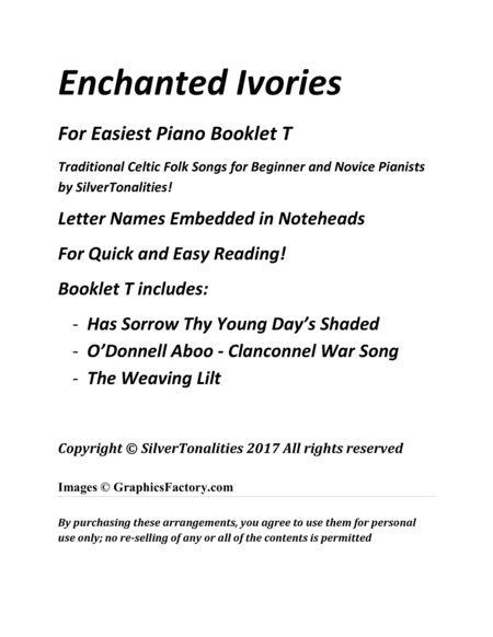Enchanted Ivories For Easiest Piano Booklet T Page 2
